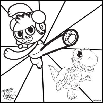 Ryan's World Moe Coloring Pages / Ryan S World Combo Crew Surprise Egg