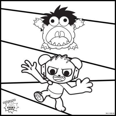 Ryan Coloring Pages : Samson And Ryan The Lions Coloring Page Free The
